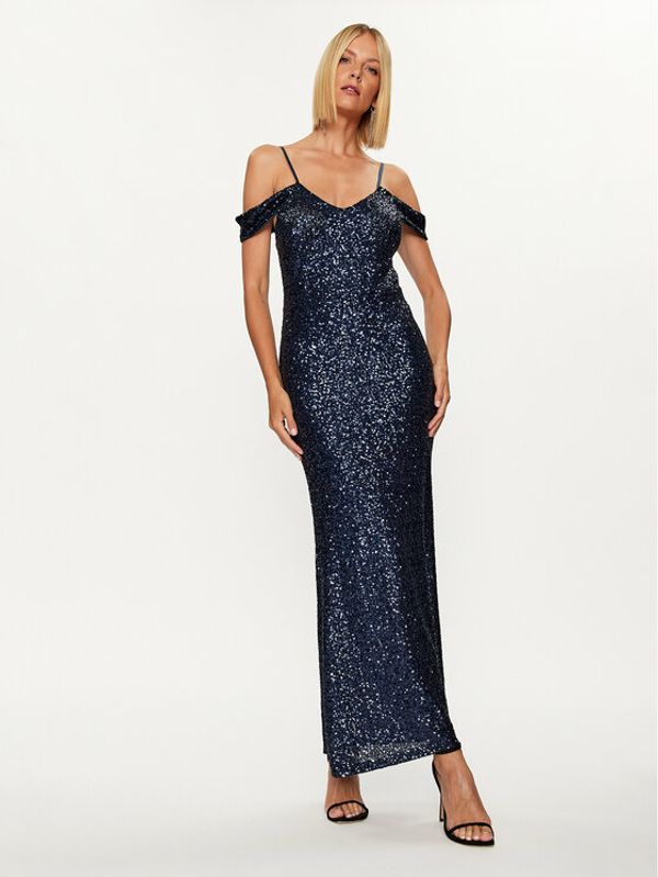 Rinascimento Rinascimento Večernja haljina CFC0115186003 Tamnoplava Regular Fit