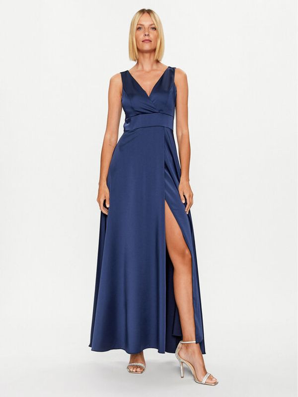 Rinascimento Rinascimento Večernja haljina CFC0115202003 Tamnoplava Regular Fit