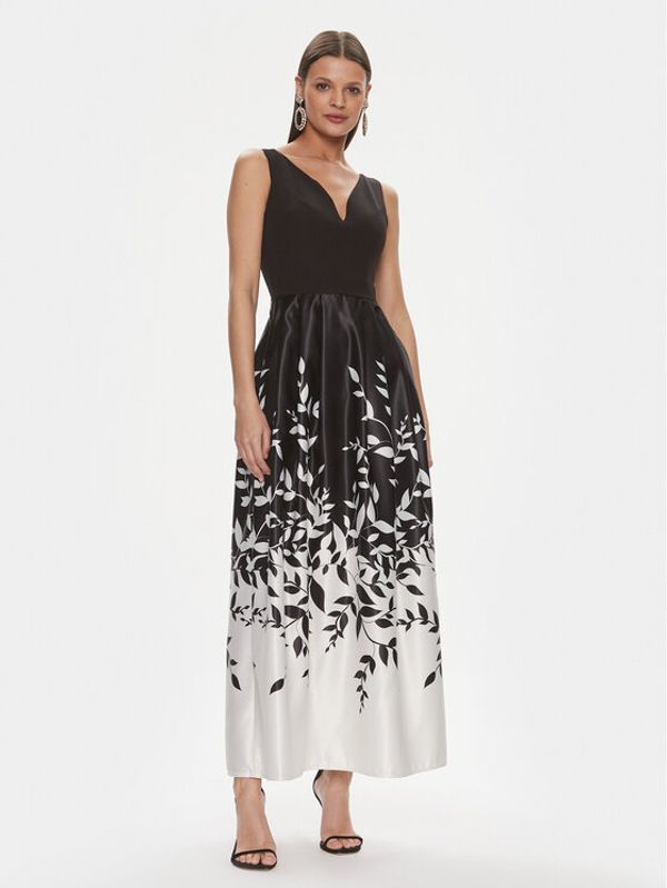 Rinascimento Rinascimento Večernja haljina CFC0117507003 Crna Regular Fit