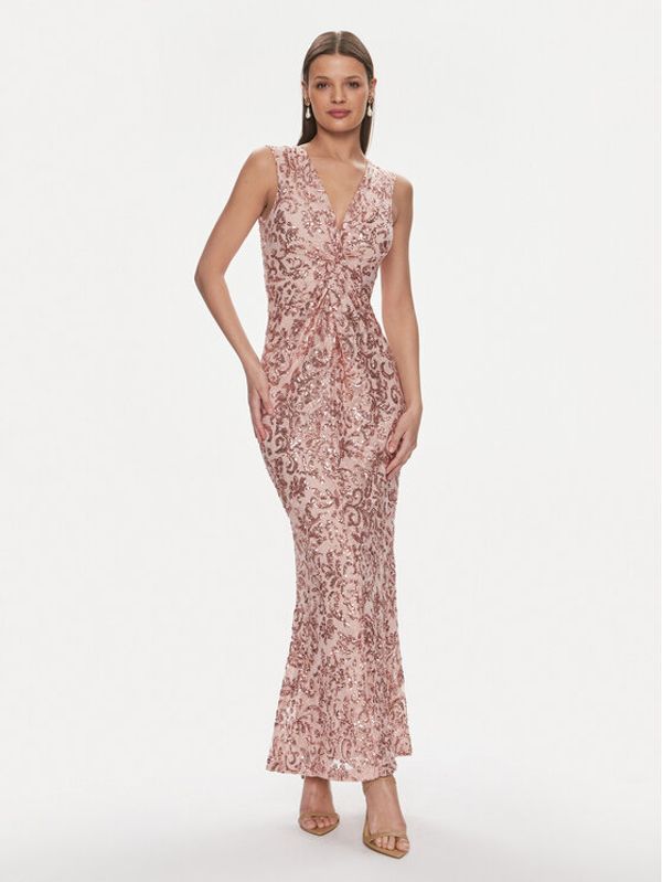 Rinascimento Rinascimento Večernja haljina CFC0117530003 Ružičasta Regular Fit