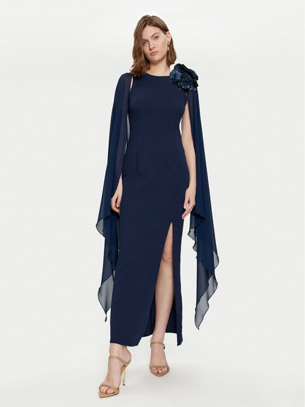 Rinascimento Rinascimento Večernja haljina CFC0117677003 Tamnoplava Regular Fit