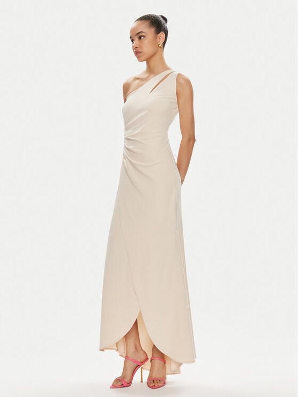 Rinascimento Rinascimento Večernja haljina CFC0118275003 Bež Regular Fit