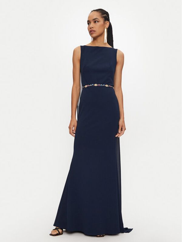 Rinascimento Rinascimento Večernja haljina CFC0120016003 Tamnoplava Regular Fit