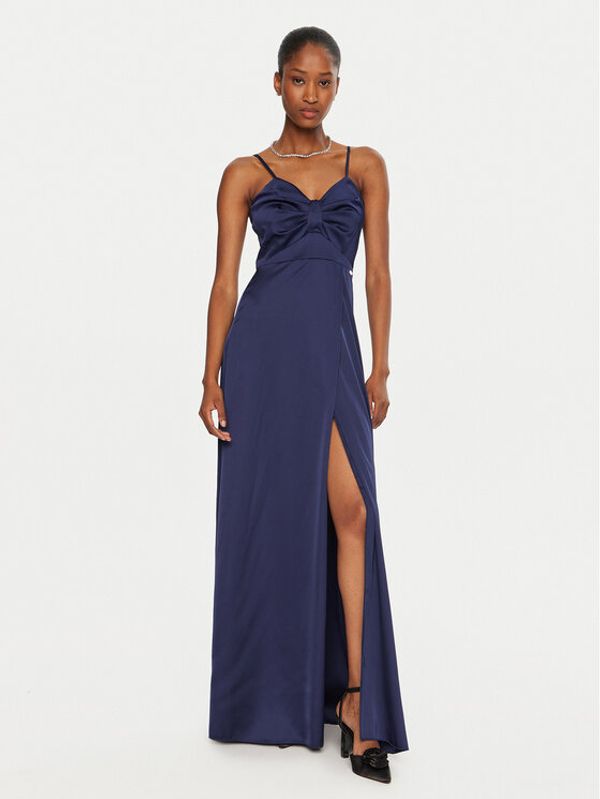 Rinascimento Rinascimento Večernja haljina CFC0120638003 Tamnoplava Regular Fit