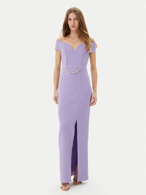 RINASCIMENTO Rinascimento Večernja haljina CFC0123610003 Ljubičasta Regular Fit