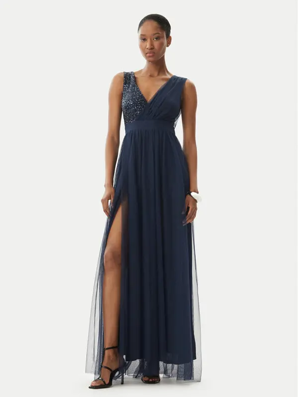 RINASCIMENTO Rinascimento Večernja haljina CFC0123704003 Tamnoplava Regular Fit