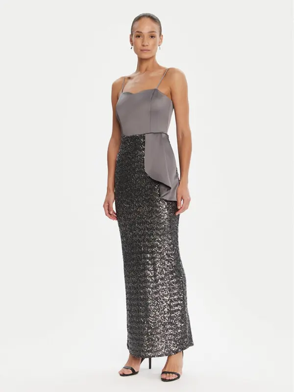 RINASCIMENTO Rinascimento Večernja haljina CFC0124976003 Siva Slim Fit