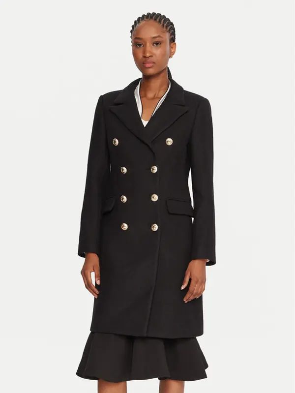 RINASCIMENTO Rinascimento Vuneni kaput CFC0126209003 Crna Slim Fit