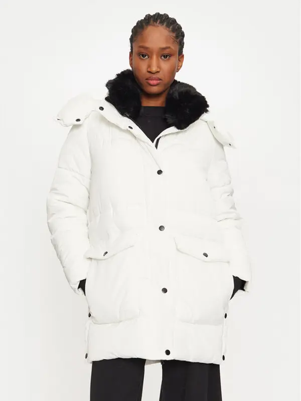RINASCIMENTO Rinascimento Zimska jakna CFC0118343003 Bijela Loose Fit