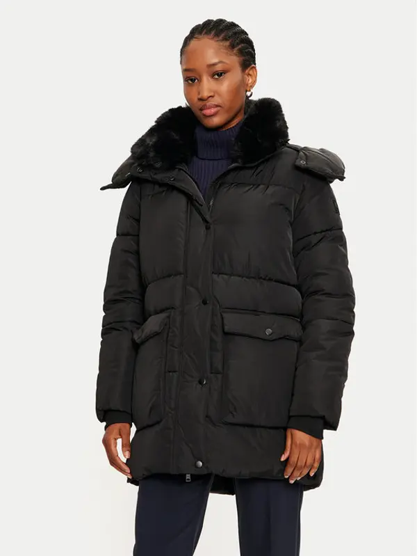 RINASCIMENTO Rinascimento Zimska jakna CFC0118343003 Crna Loose Fit