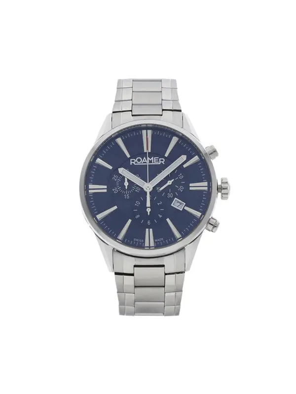 Roamer Roamer Sat Superior Chrono 508837 41 45 50 Srebrna