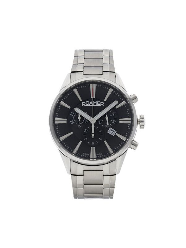 Roamer Roamer Sat Superior Chrono 508837 41 55 50 Srebrna