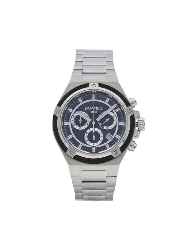 Roamer Roamer Sat Tempomaster Chrono 221837 41 55 20 Srebrna