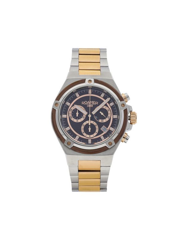 Roamer Roamer Sat Tempomaster Chrono 221837 49 65 20 Srebrna