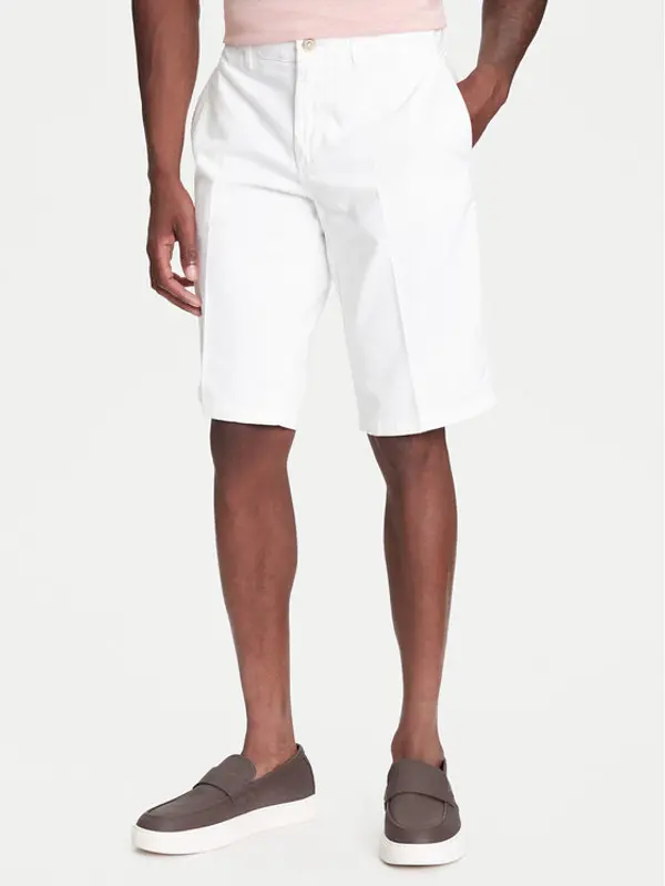 Robe di Kappa Robe di Kappa Kratke hlače Oris 600BTI0 Écru Slim Fit