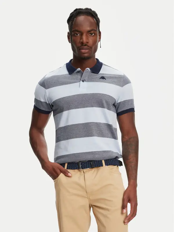 Robe di Kappa Robe di Kappa Polo Ming 64126KW Plava Slim Fit