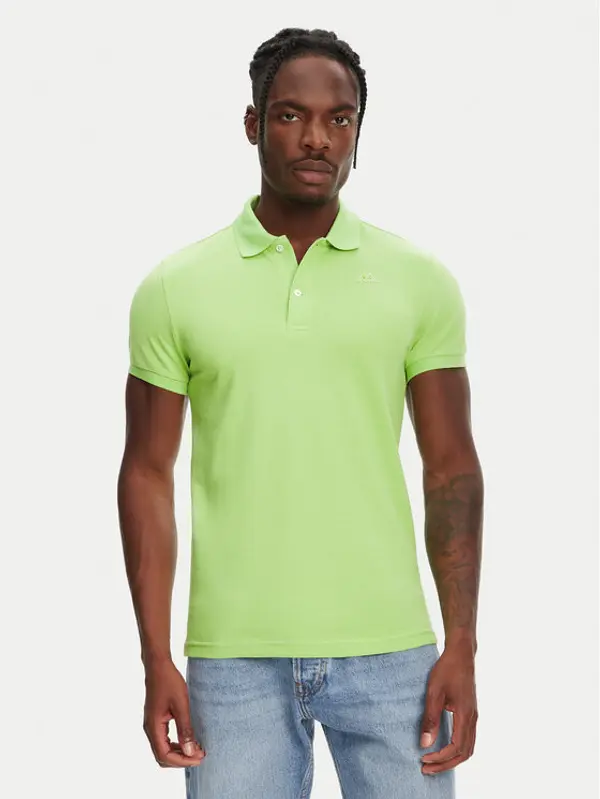 Robe di Kappa Robe di Kappa Polo William 6006170 Zelena Slim Fit