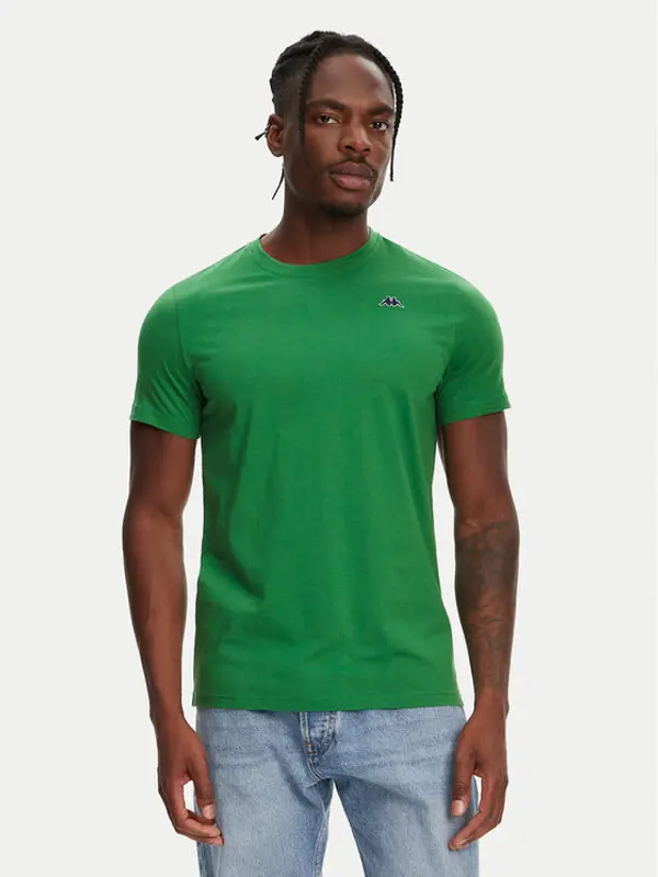 Robe di Kappa Robe di Kappa T-shirt Luc 611187W Zelena Regular Fit
