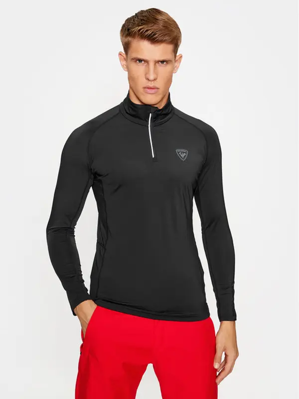 Rossignol Rossignol Tehnička majica Classique RLMML07 Crna Regular Fit