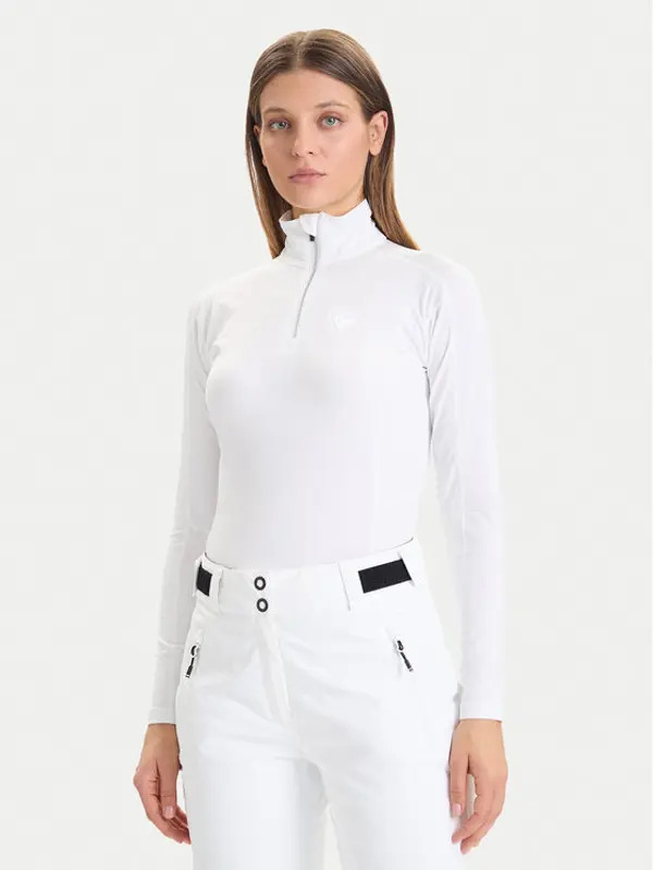 Rossignol Rossignol Tehnička majica dugih rukava Classique RLMWL08 Bijela Slim Fit
