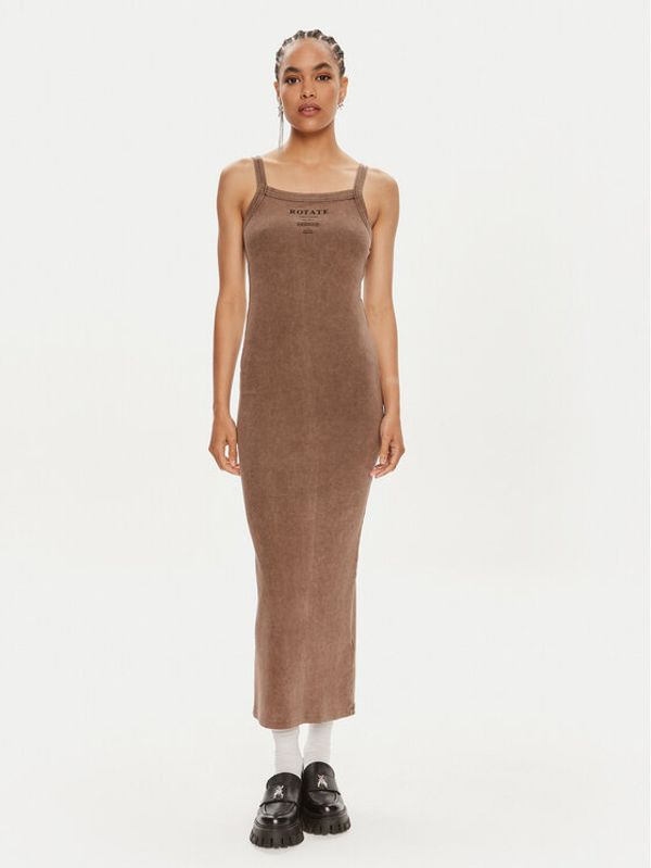 ROTATE ROTATE Haljina za svaki dan Vigdis 1124431705 Smeđa Slim Fit