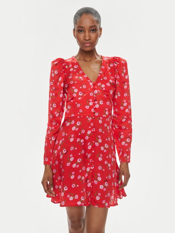 ROTATE ROTATE Koktel haljina 1121912946 Crvena Regular Fit