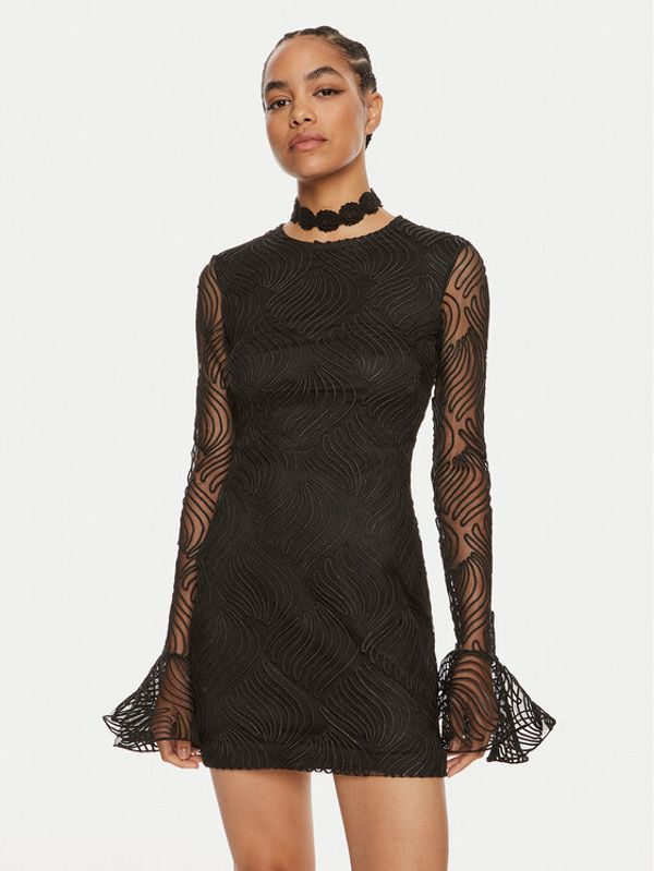 ROTATE ROTATE Koktel haljina Rositana 112947100 Crna Slim Fit