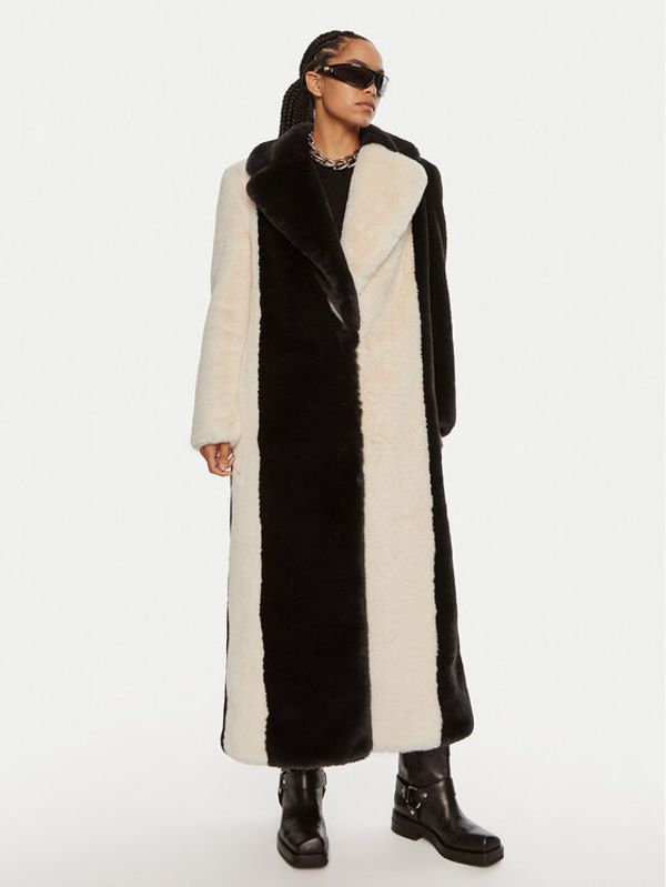 ROTATE ROTATE Krzno Colourblock RT1914 Crna Regular Fit