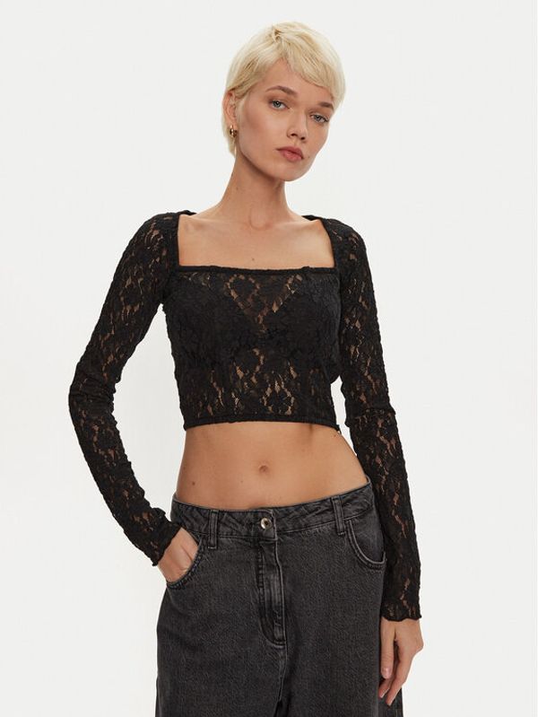 ROTATE ROTATE Majica Amalina 113069100 Crna Slim Fit