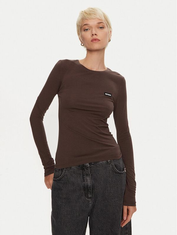 ROTATE ROTATE Majica Zildu 113132573 Smeđa Regular Fit