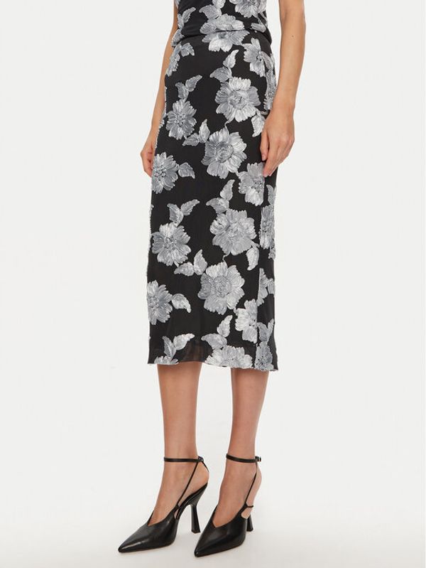 ROTATE ROTATE Suknja olovka Tasha 1130381206 Crna Slim Fit