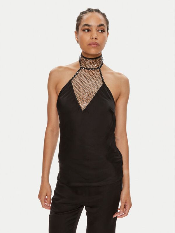 ROTATE ROTATE Top Victoria 112536100 Crna Slim Fit