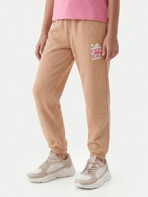 Roxy Roxy Donji dio trenerke Surf Feeling ERGFB03337 Bež Regular Fit