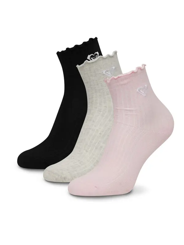 Roxy Roxy Duge čarape AS_ROXY_01Z_SS25 (3-PACK) Ružičasta