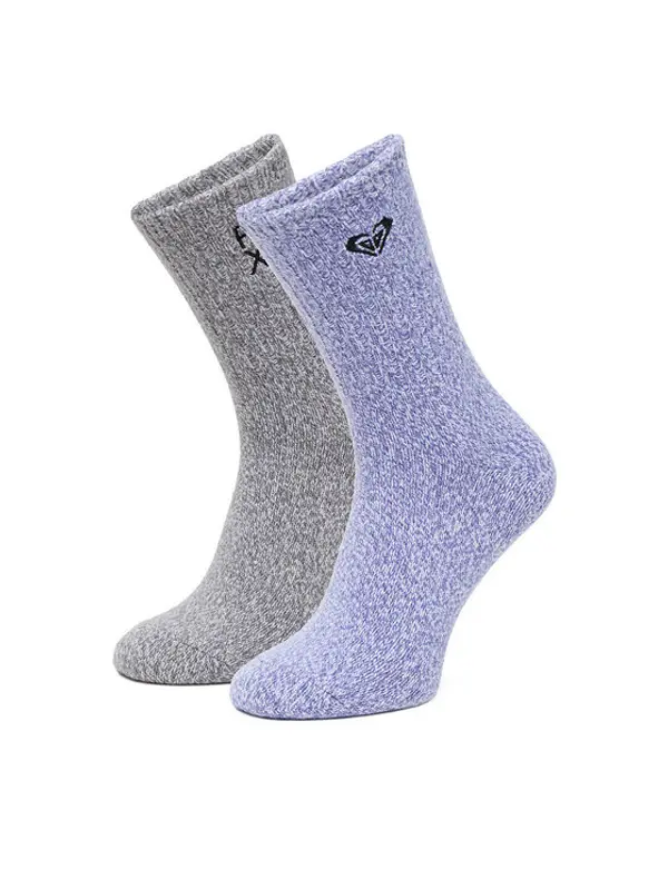 Roxy Roxy Duge čarape CEO_AS_ROXY_06_W_AW25 (2 PACK) mix Siva
