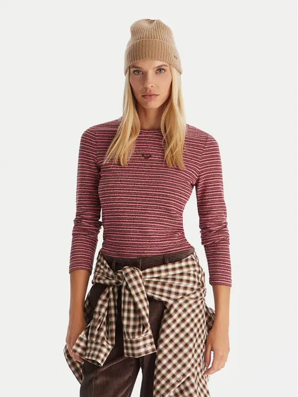 Roxy Roxy Džemper Spellbound Stripes ERJKT04332 Ružičasta Regular Fit