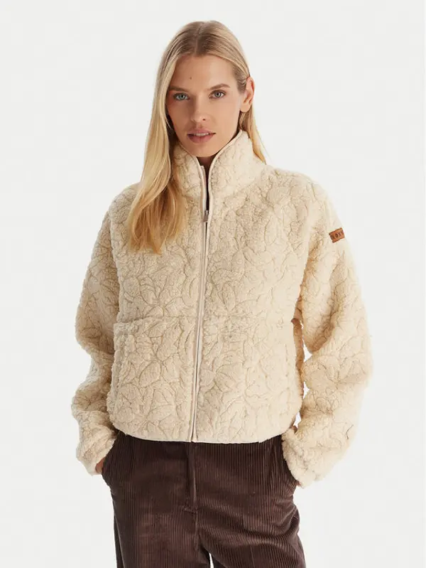 Roxy Roxy Flis Blurry Cloud ERJPF03212 Écru Regular Fit