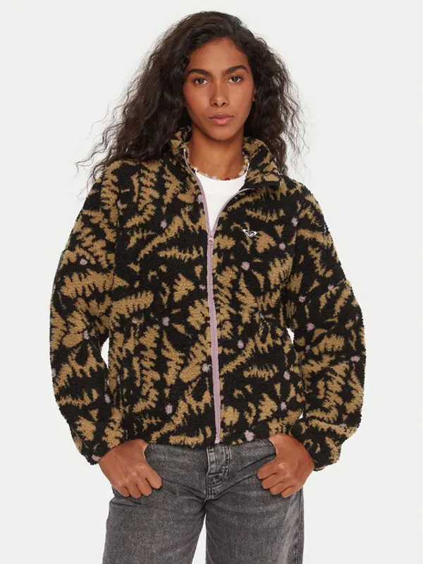 Roxy Roxy Flis Boundless Spirit ERJPF03220 Crna Regular Fit
