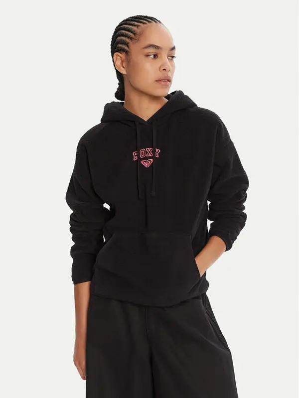 Roxy Roxy Flis Cool Calling ERJPF03221 Crna Regular Fit
