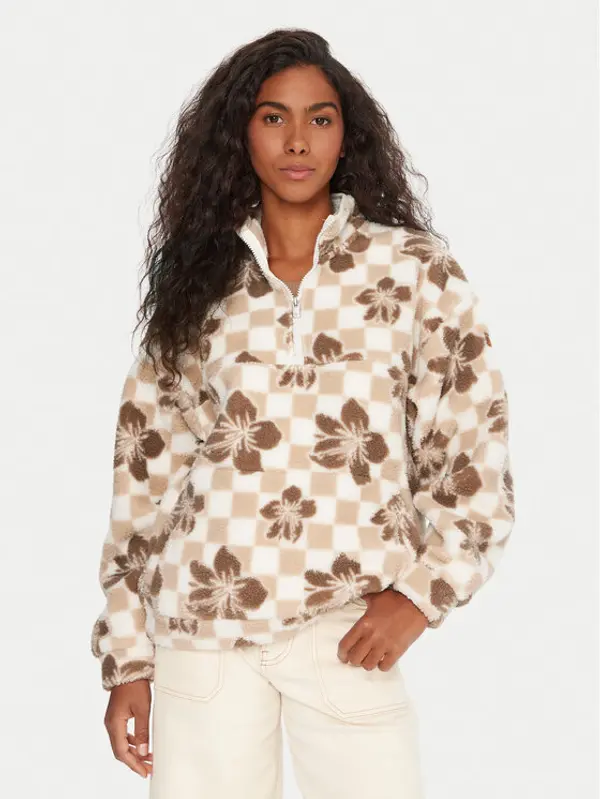 Roxy Roxy Flis Jive Talking ERJPF03208 Bež Oversize