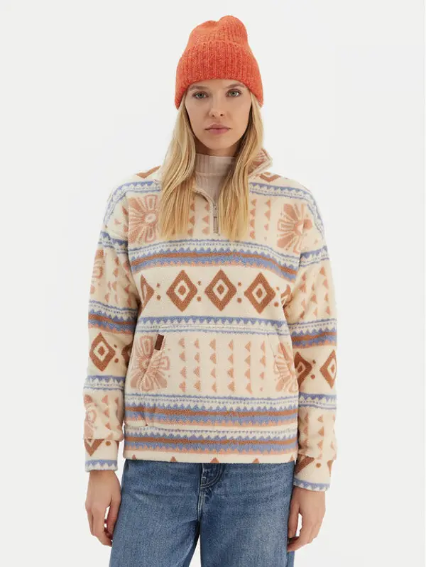 Roxy Roxy Flis Live Out Loud ERJPF03169 Bež Relaxed Fit