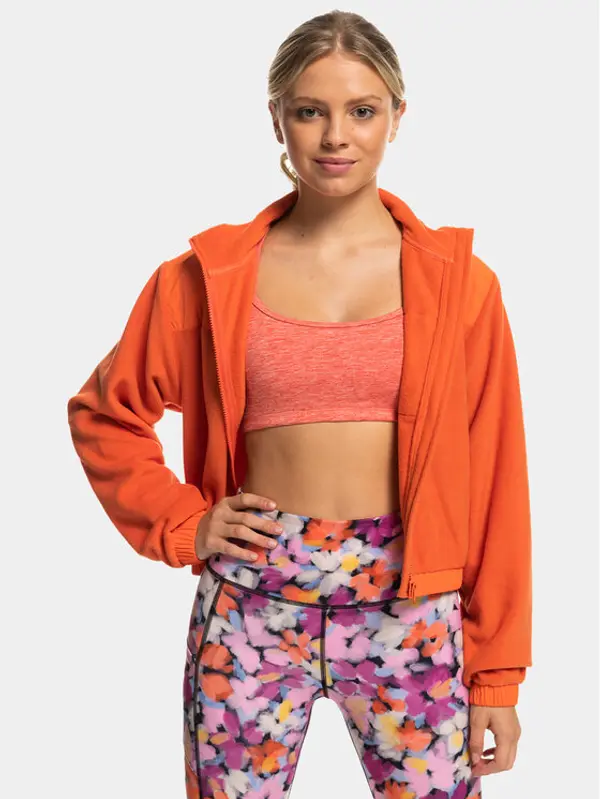 Roxy Roxy Flis Wow Zip Up Jkt Plfl ERJPF03141 Narančasta Regular Fit