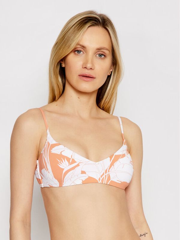 Roxy Roxy Gornji dio kupaćeg kostima Printed Beach Classics Athletic Triangle ERJX304071 Bež