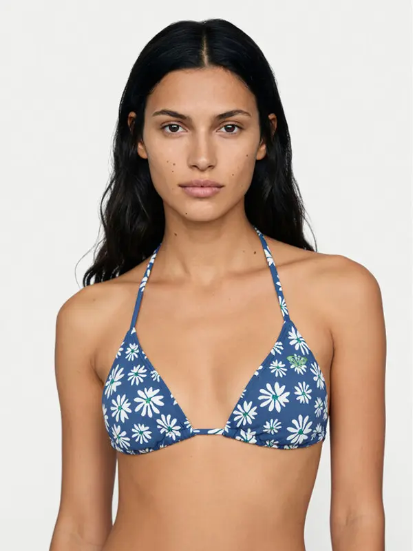 Roxy Roxy Gornji dio kupaćeg kostima Printed Essentials Tiki Tri ERJX305695 Plava