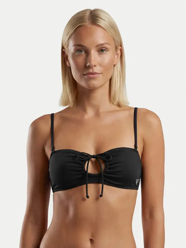 Roxy Roxy Gornji dio kupaćeg kostima Solid Essentials ERJX305692 Crna