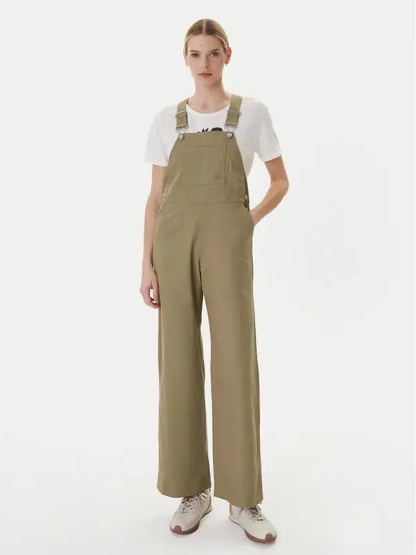 Roxy Roxy Jeans kombinezon Trail Blazer ERJWO03027 Zelena Wide Leg