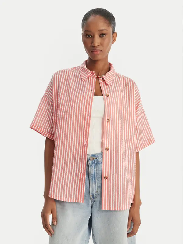 Roxy Roxy Košulja Beachy Nostalgia ERJWT03738 Ružičasta Relaxed Fit