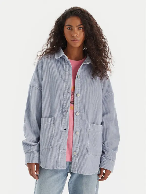 Roxy Roxy Košulja Kick Back Washed Cord ERJWT03697 Plava Regular Fit