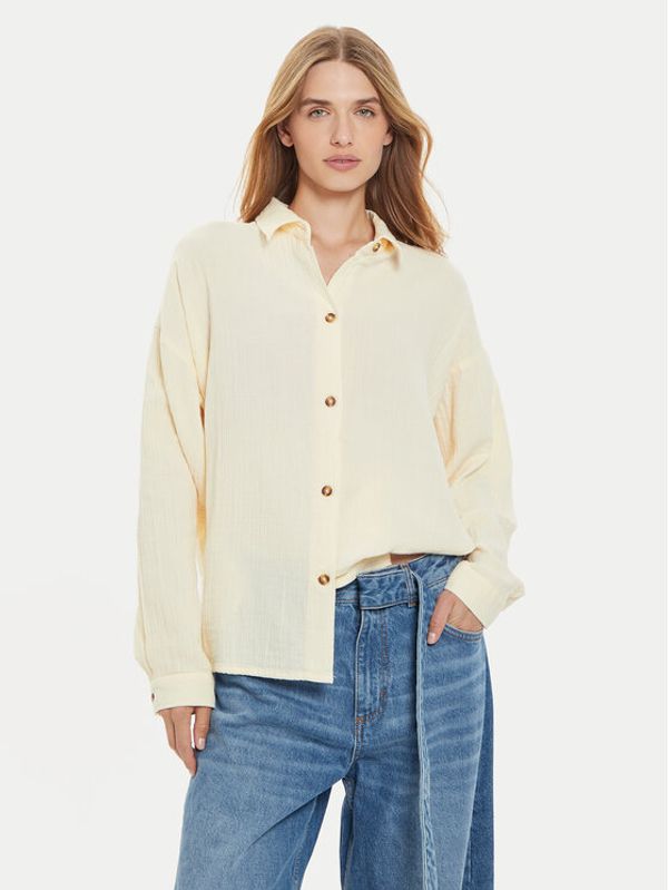 Roxy Roxy Košulja Morning Time ERJWT03639 Bež Loose Fit