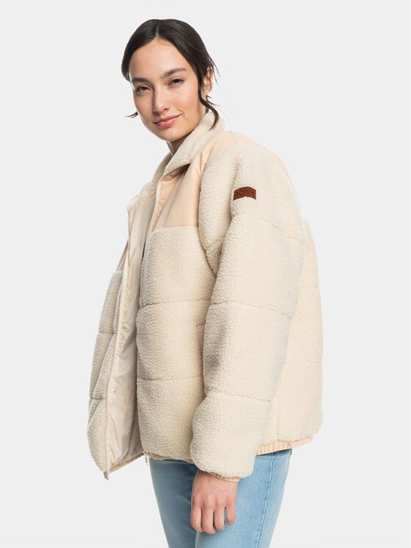 Roxy Roxy Kožuh Miracle Mile Jckt ERJJK03569 Bež Regular Fit